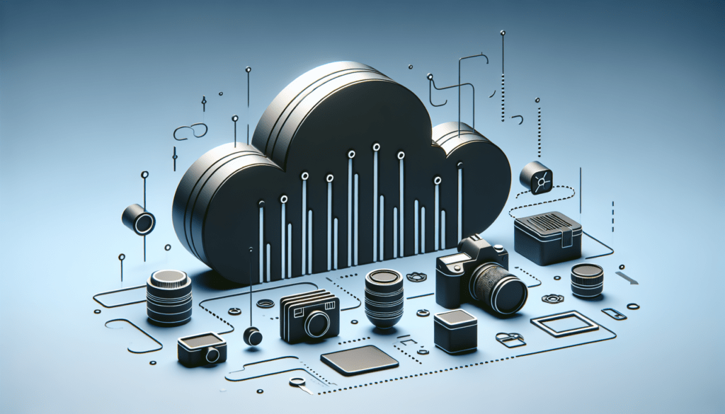 Large data center server room with rows of computer equipment and blue lighting